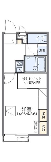 レオパレス星田Ⅱ 間取り図