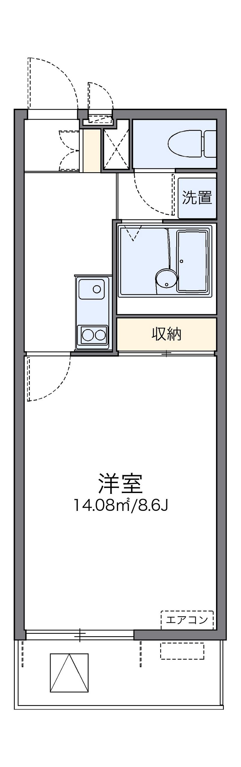 レオネクストＣａｒｐｅＤｉｅｍ 間取図