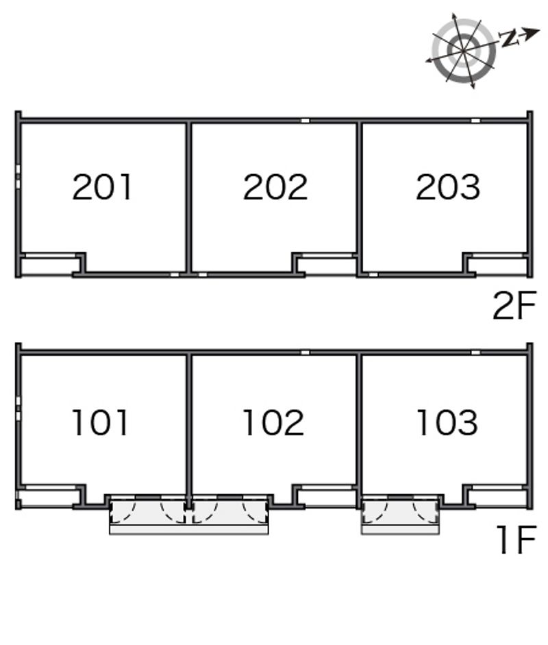 クレイノフォレストガーデン 間取配置図