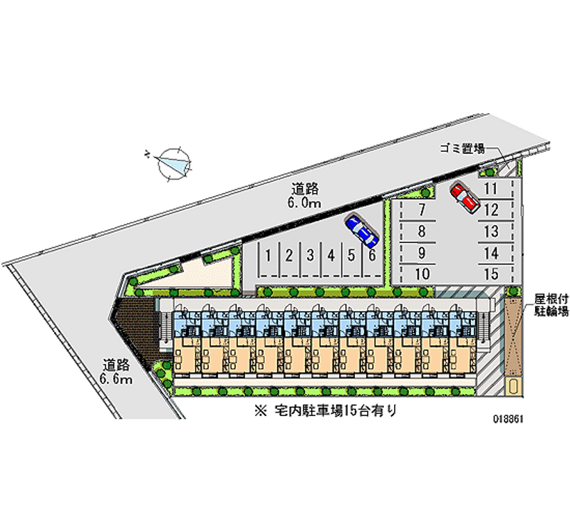 18861 Monthly parking lot