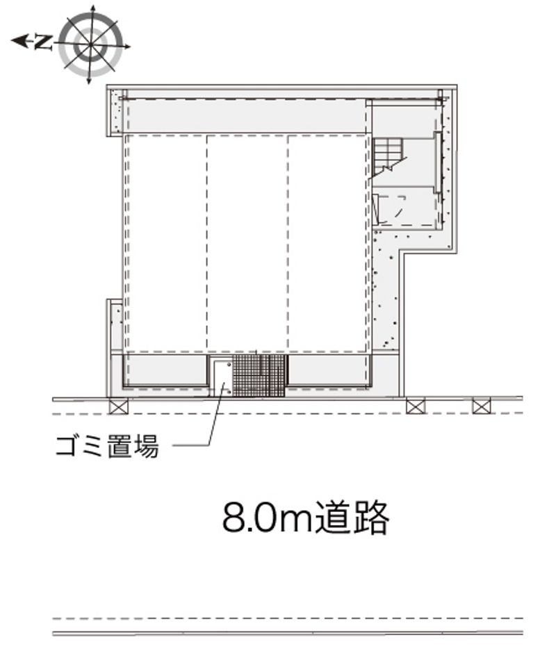 レオパレスリフレ西蒲田 配置図