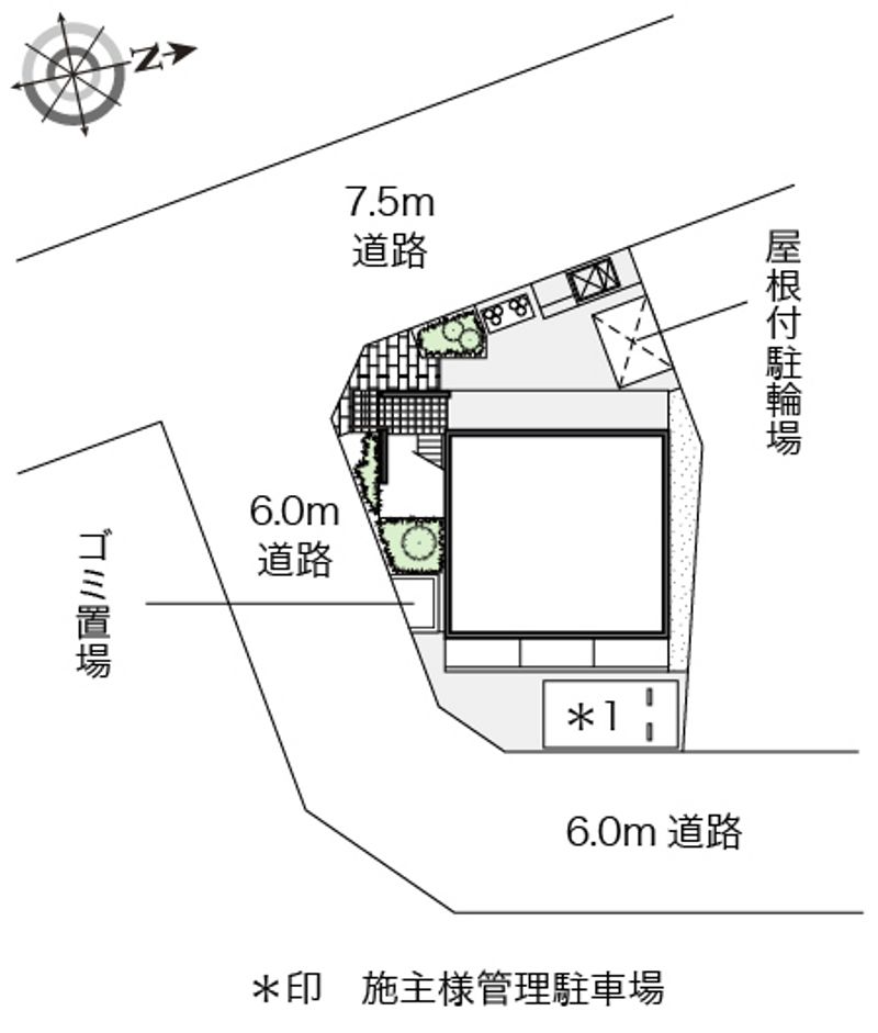 レオパレスエスタシオンＳ 配置図