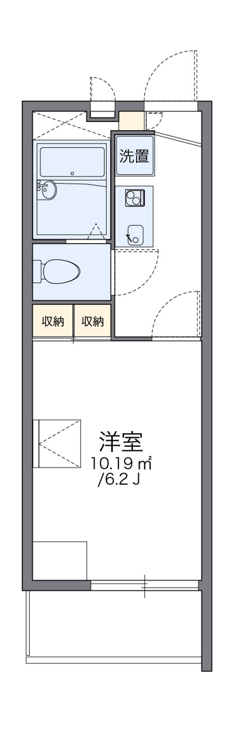 レオパレスおかえりなさい 間取図