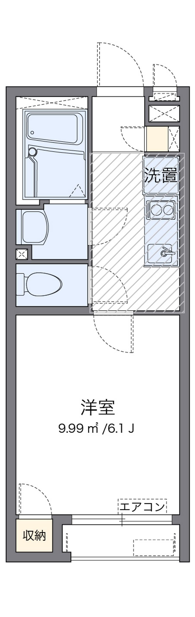クレイノ杉山Ⅳ 間取図