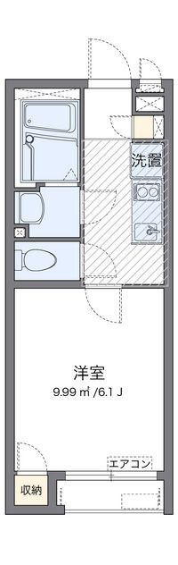 クレイノ杉山Ⅳ 間取図