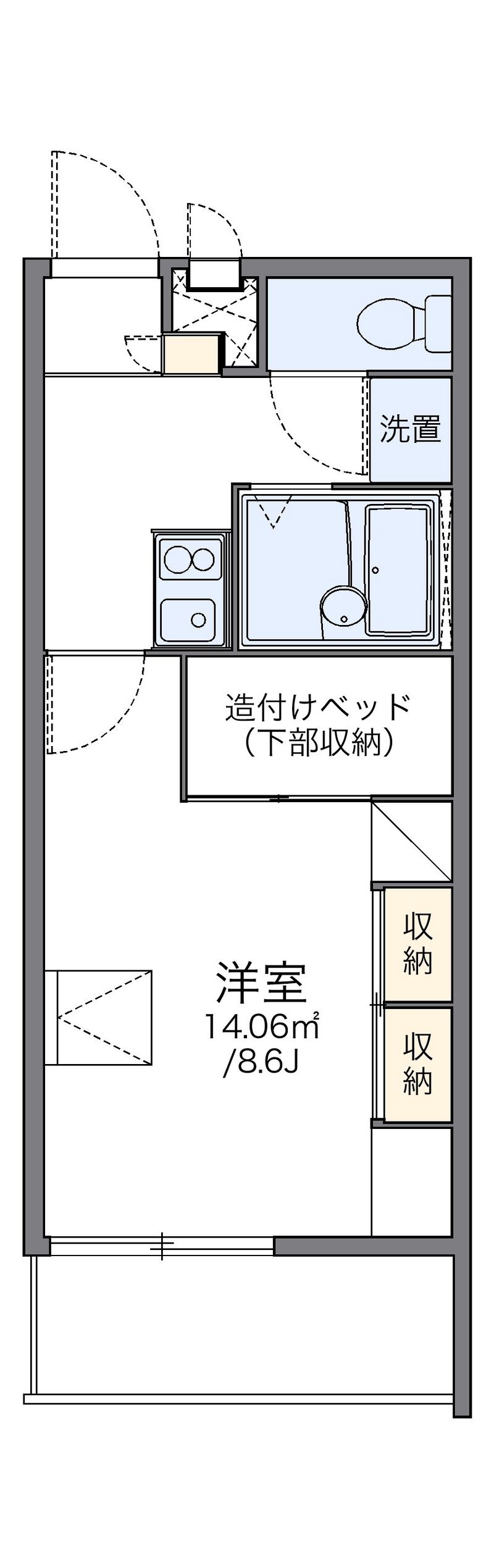 レオパレスＭ＆Ｋ 間取図