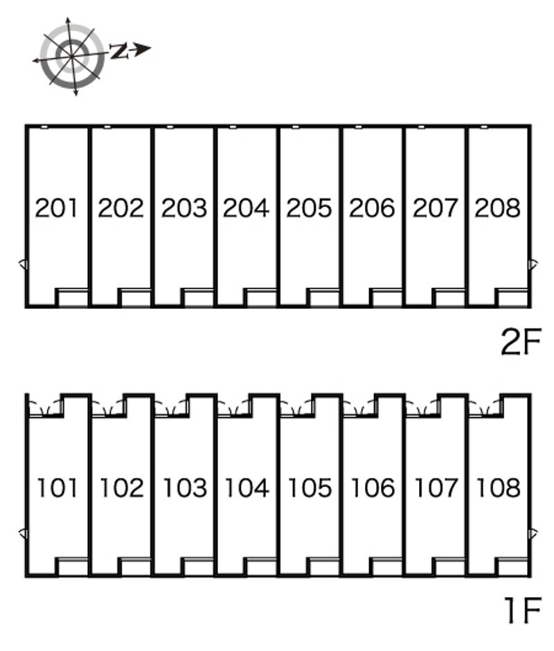 レオネクストハピネス 間取配置図