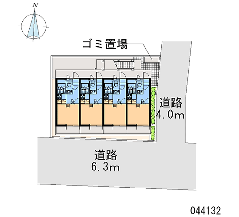 レオパレスＡＳ６３ 区画図