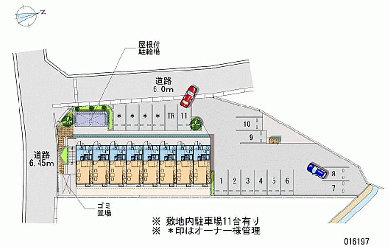 レオパレスＭｏｏｎＰａｌａｃｅ９８ 区画図