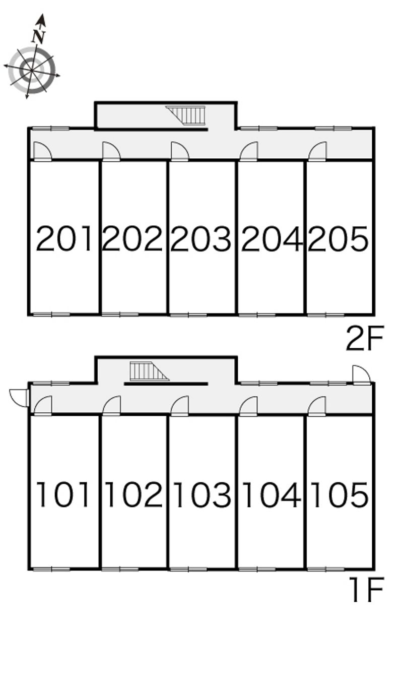 レオパレススターライツ 間取配置図