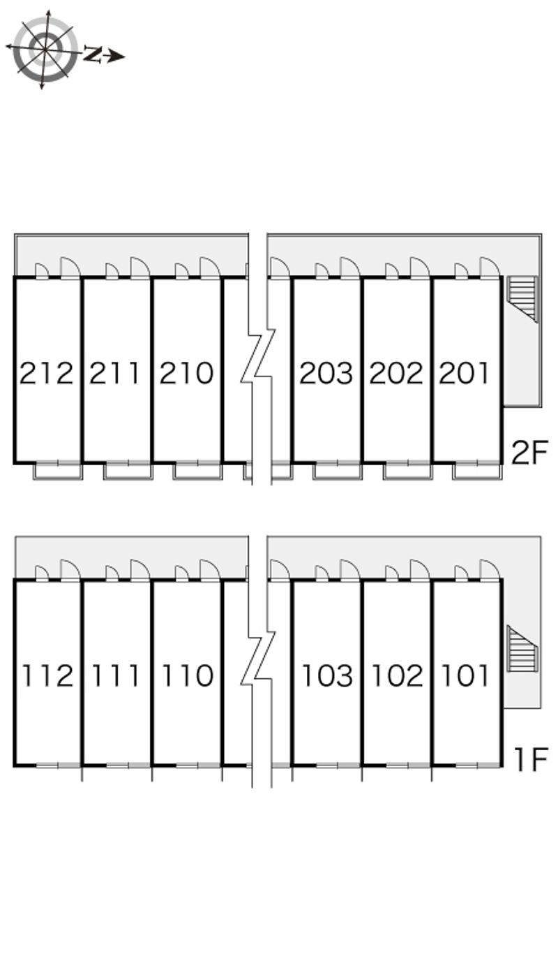 レオパレスＶｉｅｎｔｏ 間取配置図
