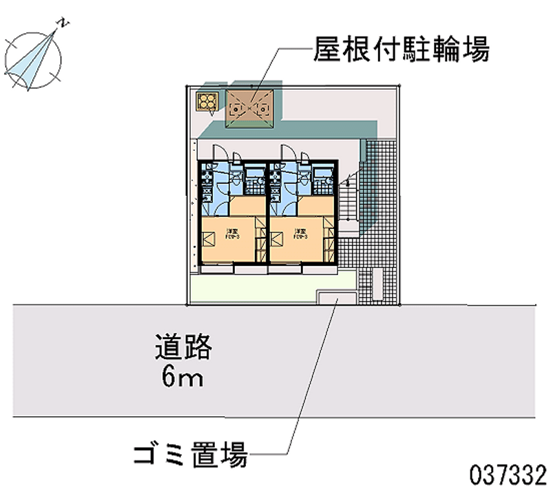 レオパレス宮の台 区画図
