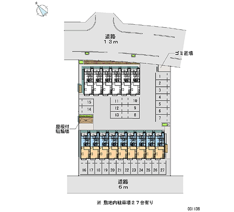 レオパレスルピナス 月極駐車場