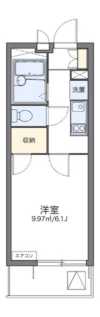 レオパレスひまわりⅢ 間取り図