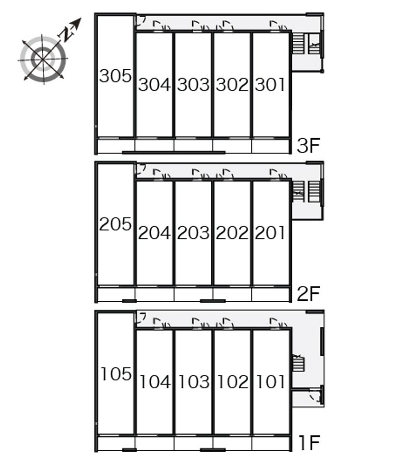 レオネクストひだまりⅡ 間取り配置図
