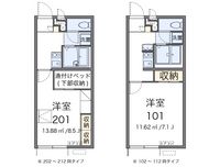 レオパレスＳＰＡ 間取り図