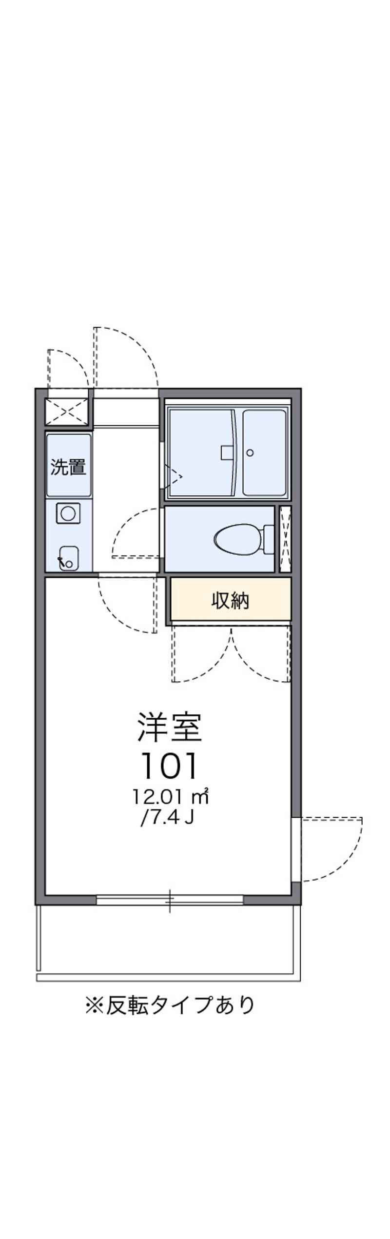 レオパレス西宮北弐番館 間取図