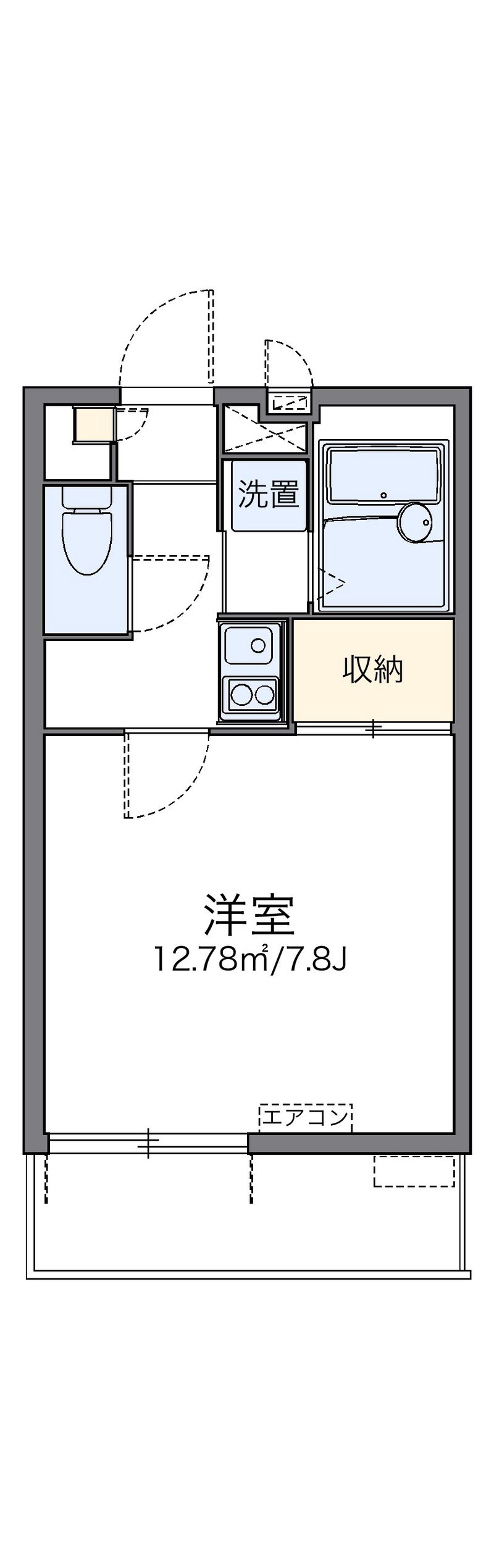 レオパレスレスト 間取図