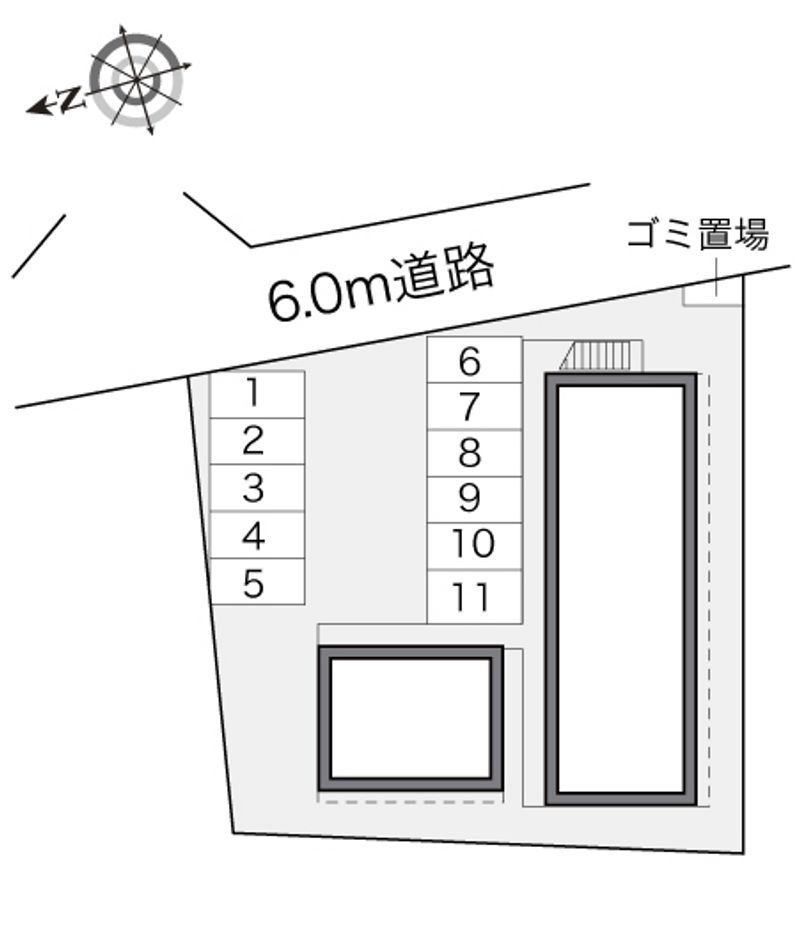 レオパレスラブリー 配置図
