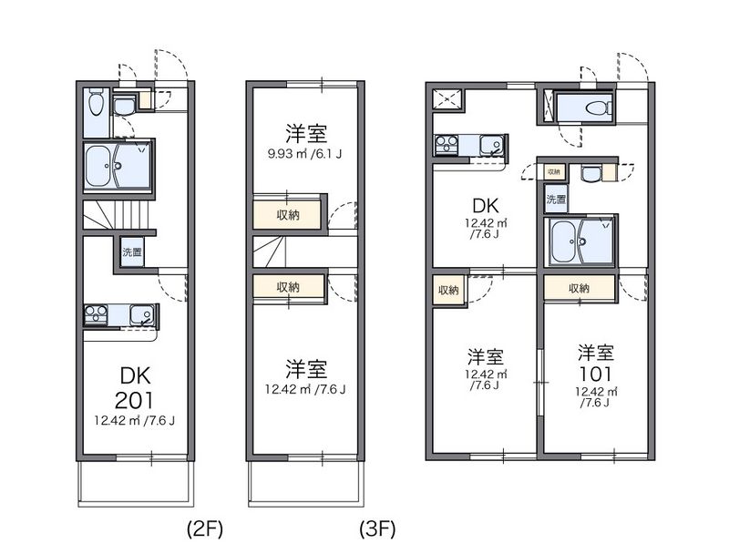 レオパレス光ＧＡＲＤＥＮ 間取図