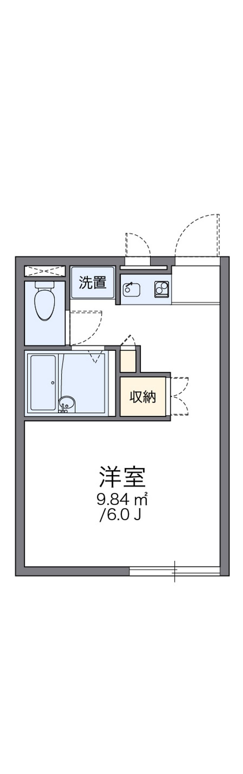 レオパレス三矢小台２０００ 間取図