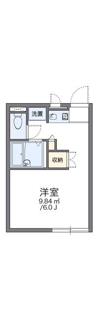 レオパレス三矢小台２０００ 間取り図