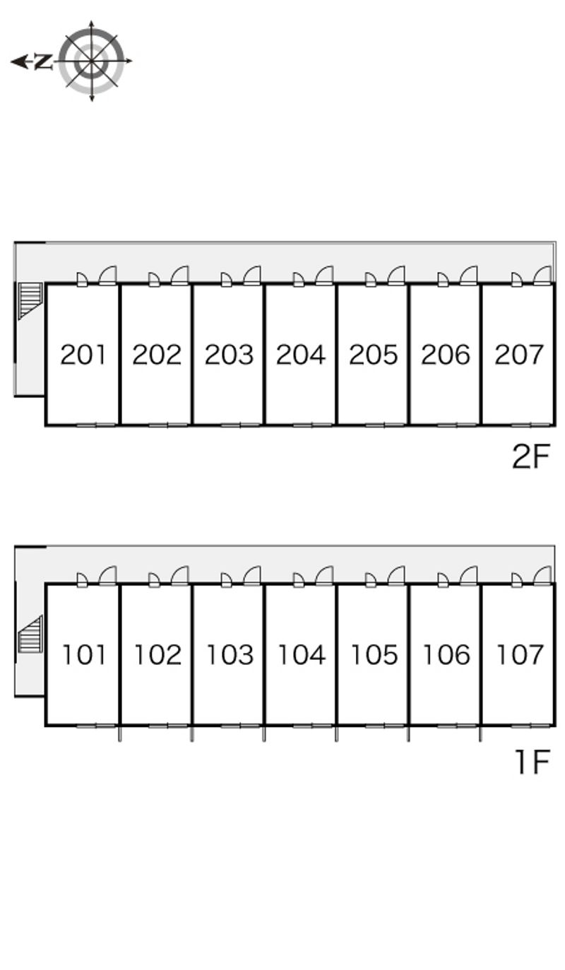 レオパレスＥＲ 間取配置図