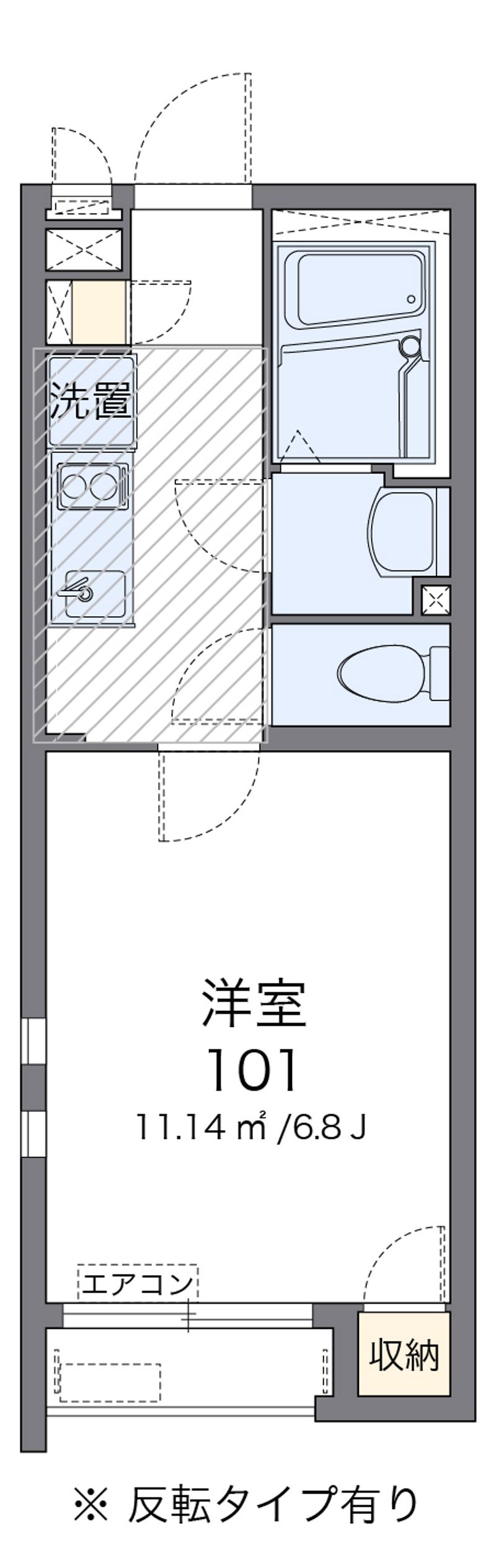 クレイノドゥマンＡ館 間取り