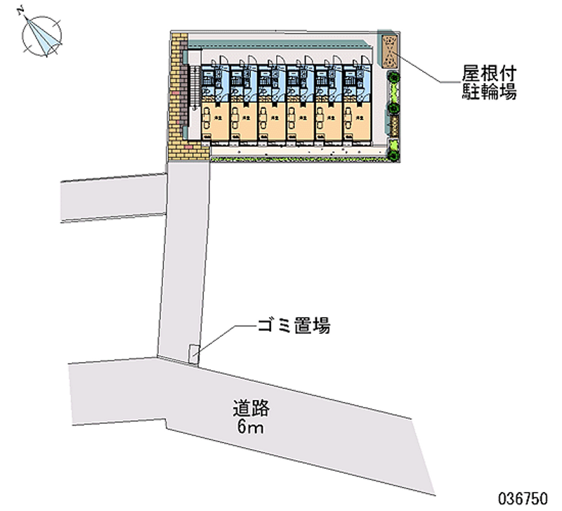 レオパレスエド 区画図
