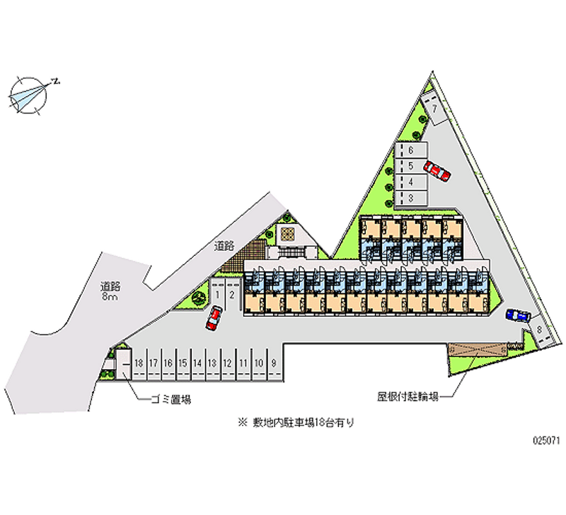 25071月租停车场