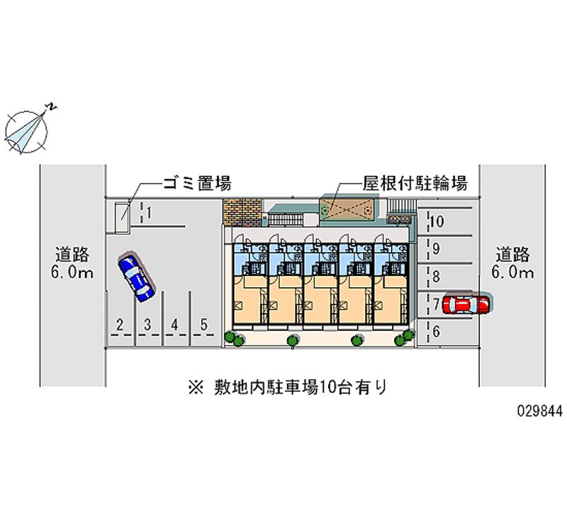 レオパレスグランファーレ 月極駐車場