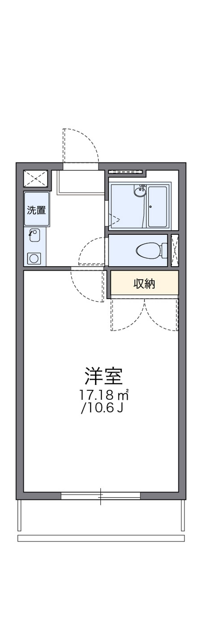 レオパレス建山弐番館 間取り