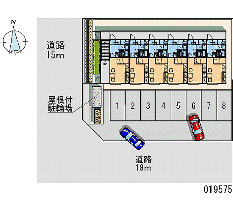 レオパレスプレミール 月極駐車場