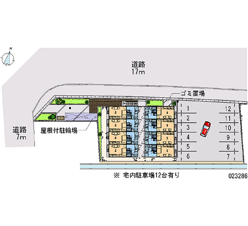 23286 Monthly parking lot