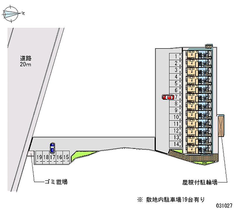 31027 Monthly parking lot