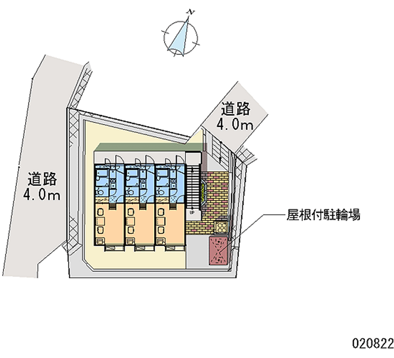 レオパレスエミ 区画図