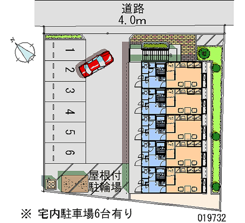 レオパレス京町さくら 月極駐車場