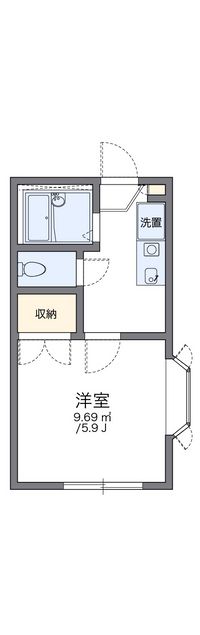 レオパレスＮｏｒｔｈＣｏｕｒｔ 間取り図