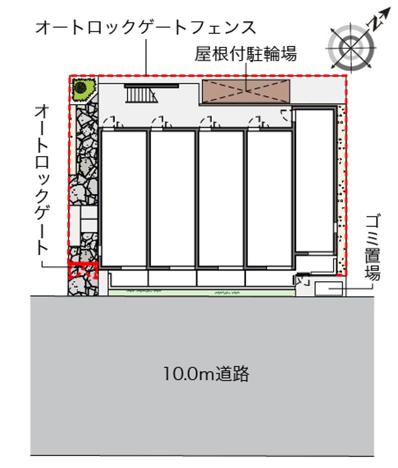クレイノアイフィールド八千代 配置図