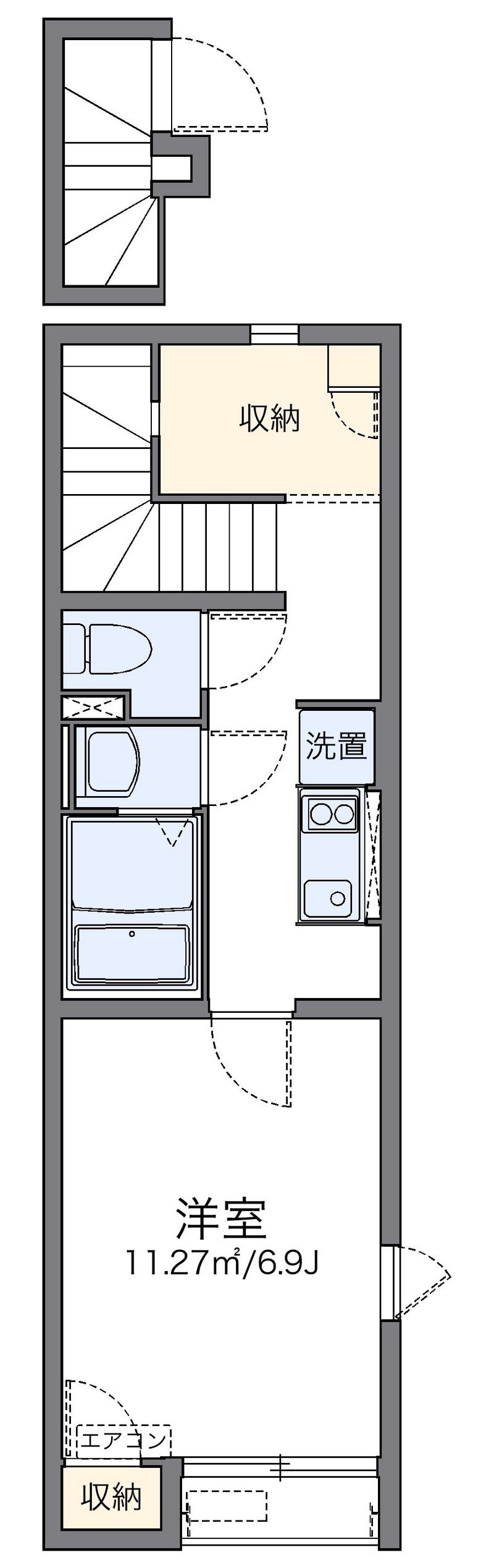 レオネクスト広野 間取図