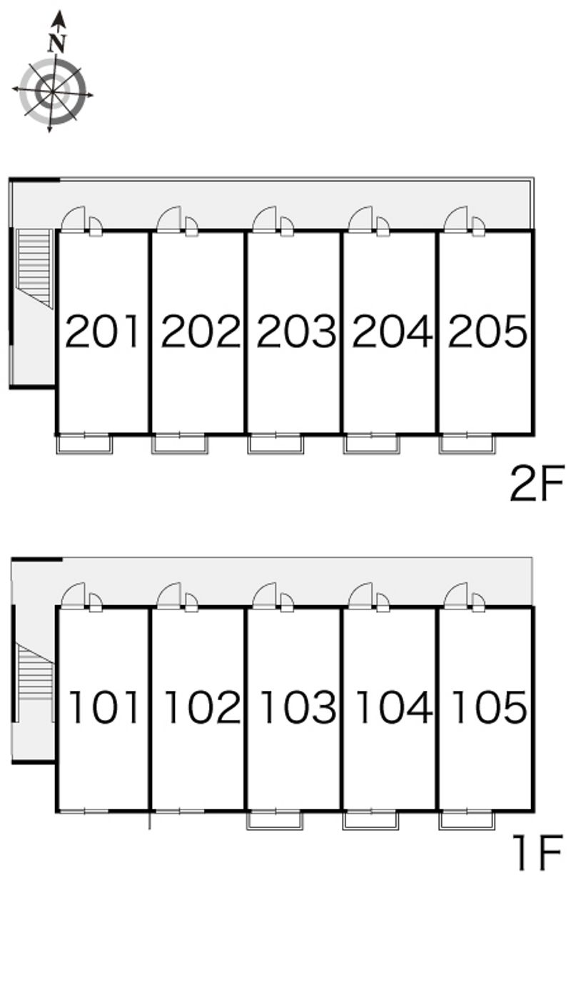 レオパレス根崎 間取り配置図