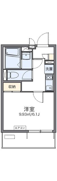 レオネクストリッカティル 間取り図