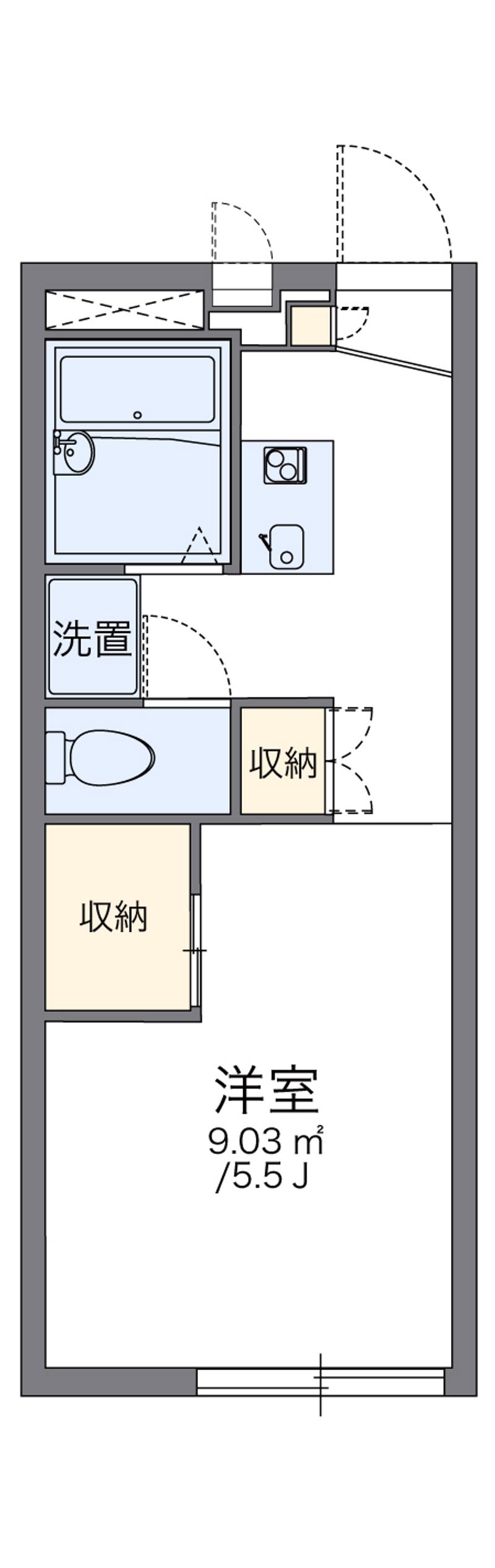 レオパレスアルテ 間取図