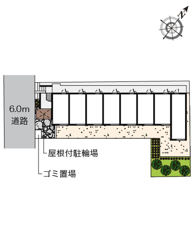 ヴィアロ堀切レジデンス 配置図