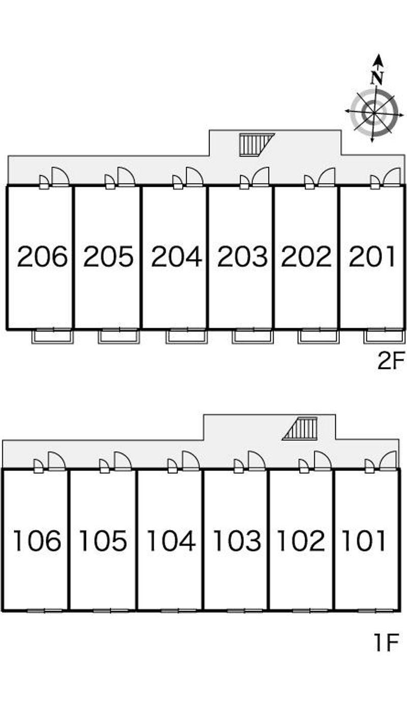 レオパレス彩 間取配置図
