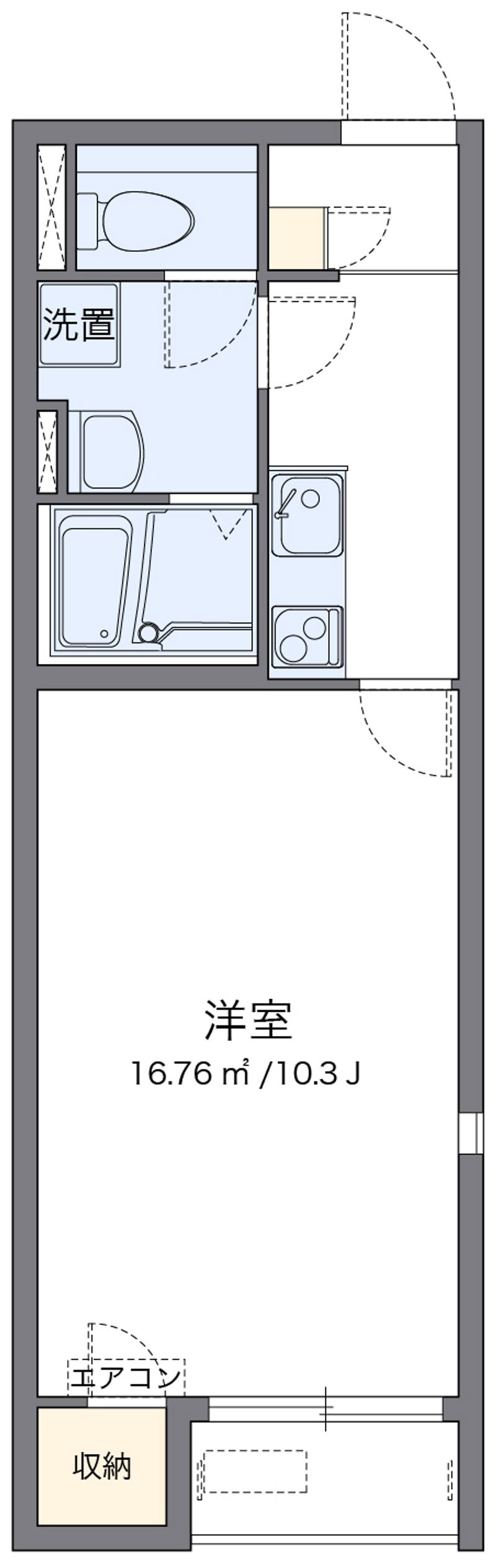 レオネクスト山茶花 間取図