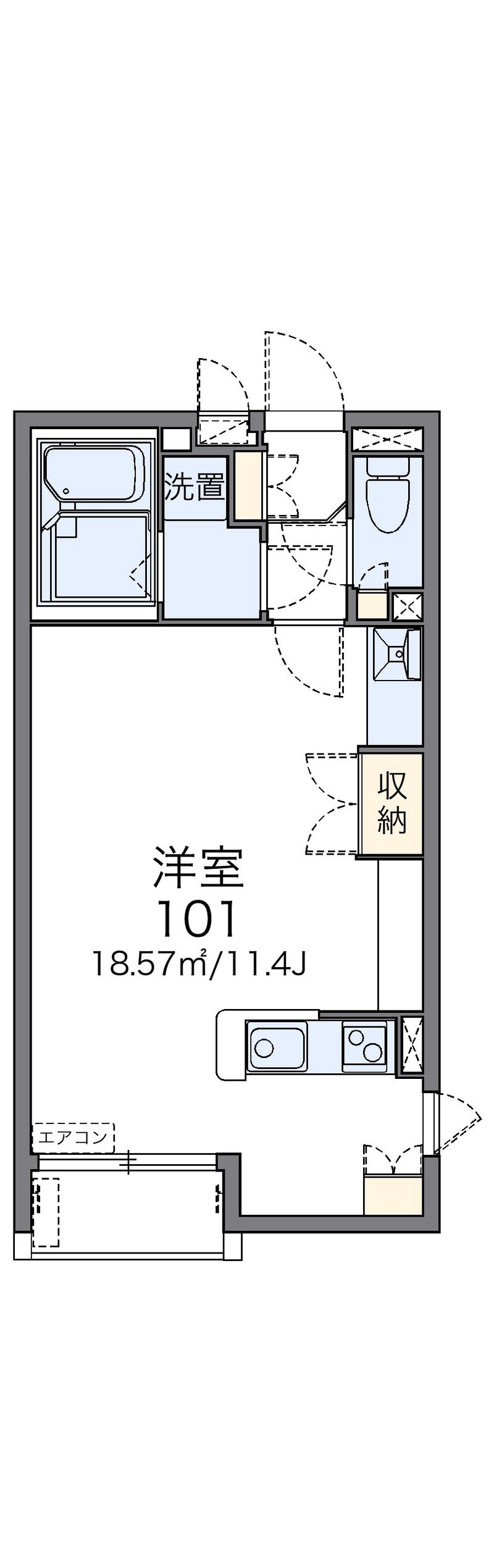 レオネクストエスペランサ 間取図