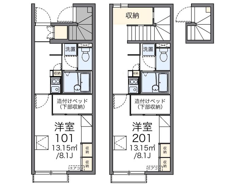 レオパレス山野田 間取図