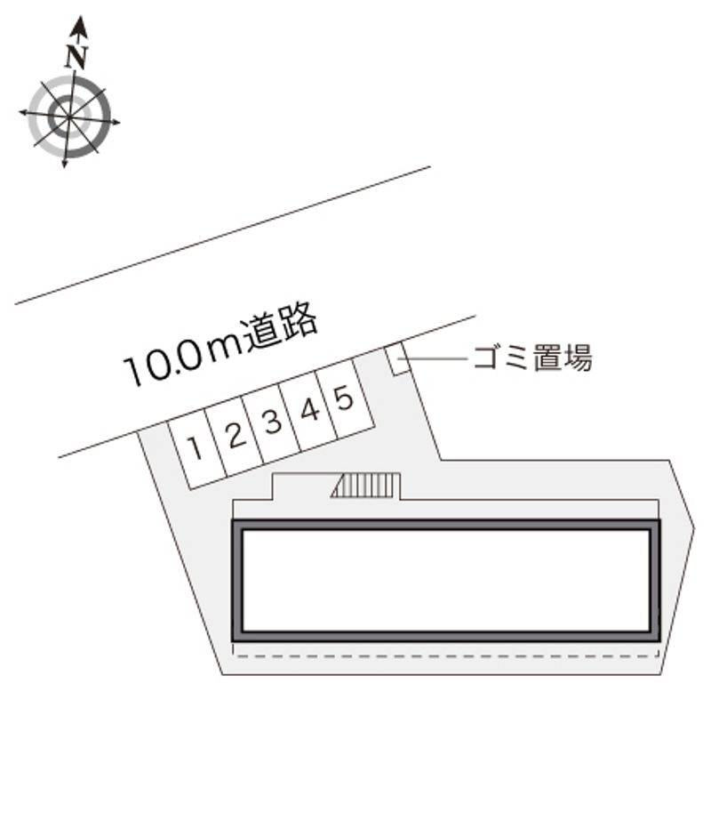 レオパレスのあ 配置図