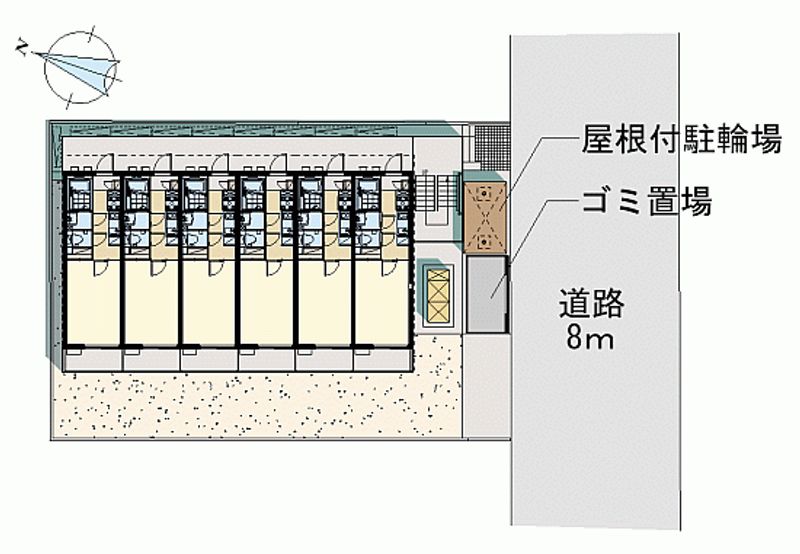 レオネクストカサミラⅡ 区画図
